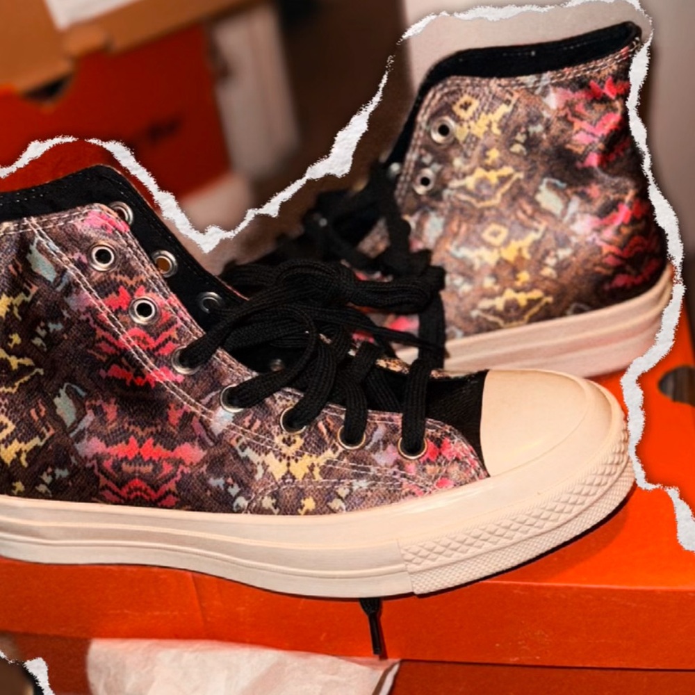 Converse Orange Shoe Box